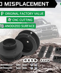2.5 Inch Front Leveling Lift Kit For 2014 2024 Ram 2500 3500 4WD Heavy Duty Steel Spring Spacers With Shock Mounts And Brackets