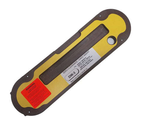 Zero Clearance Dado Table Saw Insert For Dewalt Saws, Heavy Duty Built Tough, Smooth Flat Fit, reduces chip out and splintering