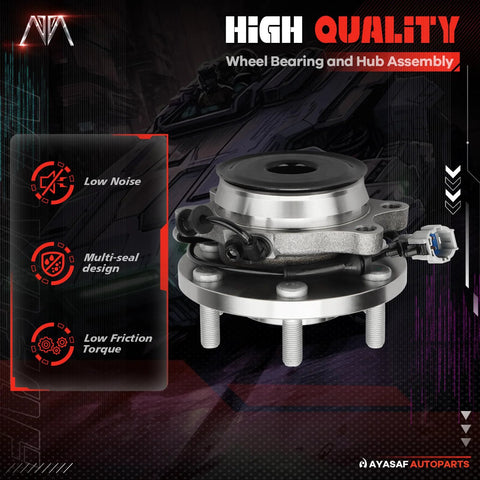 Front Wheel Hub Bearing Assembly 6 Lug With ABS For Nissan Frontier Xterra Pathfinder Suzuki Equator 2WD RWD Replacement OE Quality