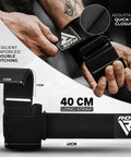 Weight Lifting Hooks For Deadlifts And Pull Ups, 600 Lb Capacity, 8mm Neoprene Wrist Wraps, Adjustable Grip Enhancer Power Straps