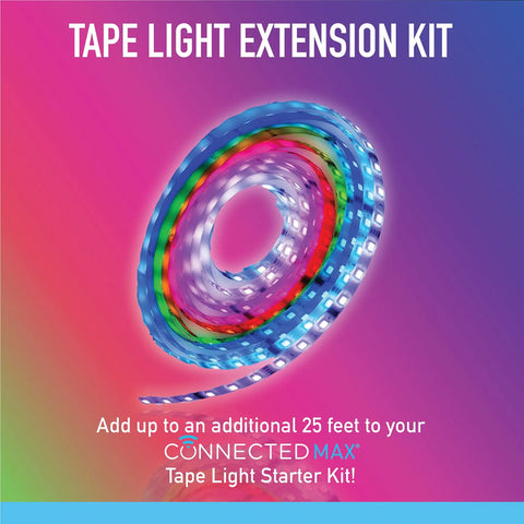 Coiled tape light extension for Connected Max Smart Tape Light Starter Kit With Color Changing LED Tape 11W Tunable White 2200K-6500K
