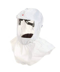Versaflo Hood Assembly with Inner Collar and Premium Head Suspension S 655, full head, face, and shoulder coverage setup.