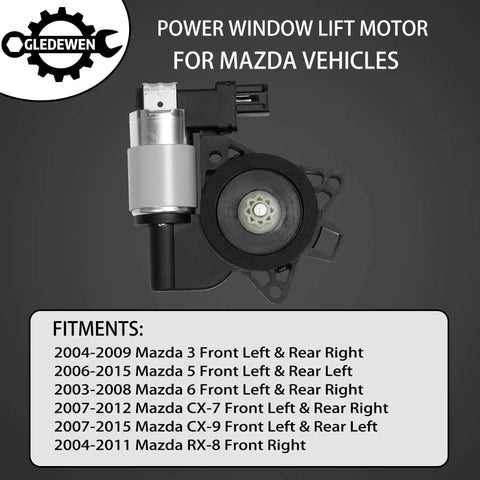 Mazda Window Lift Motor Replacement For Mazda 3 5 6 CX 7 9 RX 8 OEM Fit Power Window Regulator Motor