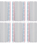 Six-Piece 400-Pin Solderless Breadboard Set For DIY Prototyping, No-Fuss Pin Insertion And Solid Hole Alignment, Ideal For Raspberry Pi