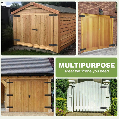 Heavy Duty Gate Hinges 270 Degree Folding Butt Hinges With Electroplating on wood gates and fences