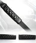 Chevrolet Volt Bolt EV Seat Belt Cover Pad For Off Road Blazer EV EUV Cushioned Neck Comfort Slashes Friction Keeps Your Clothes Safe Easy Install Perfect Weekend Adventure Gear, black leather seat belt pad