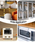 Self Adhesive Cabinet Handles 5.83 Inch Black Zinc Alloy Drawer Pulls No Drilling Stick On Handles for versatile home use