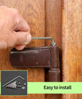 Using 645 Piece M2 Screw Assortment Kit With 304 Stainless Steel Countersunk Flat Head Hex Socket Cap Screws Washers And Nuts for door hinge installation