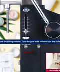 Manual Paste And Liquid Filling Machine For 5 To 50 Ml Adjustable Bottle Filler Ideal For Shampoo Gel Lotion Body Wash Lip Gloss Essential Oils With Stainless Steel Build And User Friendly Pro Grade Performance with scale visible