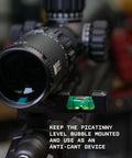 Scope Leveling Kit With Picatinny Bubble Levels For Quick Setup And Real Deal Precision On Your Rifle, focusing on bubble attachment.
