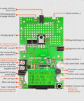 Beefy Electronic Load Tester USB Power Test Rig 150W 200V 20A Resistor Load Adjustable Constant Current Battery Capacity Discharger Module Intelligent Discharge Safe Startup And Warning Features PCB with LCD and knobs