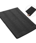 Black Foam Storage Box With Sponge Padding for Electronics and Household Items, shown with textured foam detail.