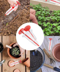 Two Pack Mini Seed Dispenser Handheld Spreader For Precise Grass Spinach Carrot And Lettuce Planting, Compact Garden Tool