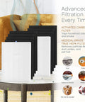 HEPA Replacement Filters For C545 Air Purifier With Activated Carbon True HEPA Filtration Pack Value Pack Compatible With C545 Models