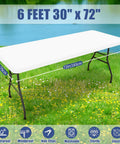 Stretchy 6 Ft Rectangle Tablecloths 2 Pack Elastic Fitted Outdoor Table Covers For Picnic And Parties Snug Fit Windproof Edges Washable White 30x72 Inches on a picnic table