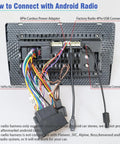 44Pin Android Car Stereo Wiring Harness Kit for Chevrolet Malibu Trax Cruze Aveo Orlando 2012 2016 16Pin ISO Connector