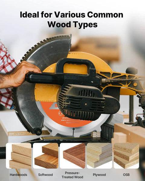 Circular saw cutting wood showing uses for dado blade set for woodworking with 8 inch outside blades on various wood types.