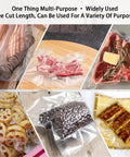 Heavy Duty Vacuum Sealer Bags Go To Food Storage, Pre Cut 4x6 Inch Sealable Bags, Boil Safe To 280F, Freezable, Reusable And Resizable, Clear Heat Seal Pouches, 100 Count, showcased with vacuum-packed foods.
