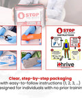 Bleeding Control Kit With Tourniquet For Emergencies, Easy To Use First Aid Kit With Stop The Bleed License, Veteran Made In USA