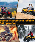 Upgraded Heavy Duty Stainless Steel Shifter Bell Crank For Polaris Sportsman Quad Riders Series 700 600 500 400 And ATP 500 330 Magnum 330 Reverse Gear Lever Bellcrank Clutch Arm Replacement 3233906 on ATV shift mechanism