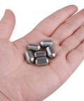 Person holding Egg Sinker Weights Set Thirty Pcs Fishing Sinkers Assortment With Tackle Box For Saltwater And Freshwater Fishing Bass Drop Casting Weights