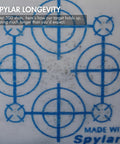 Large Archery And Crossbow Target For 400 FPS Easy Arrow Removal Durable Spylar Facing with aim points after 500 shots