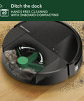 Roomba 205 DustCompactor Vacuum Robot with no dock needed and 60 days between empties on wooden floor with dust