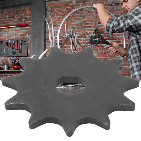 Beefy 11 Tooth Steel Sprocket For 410 Type H Holes 11T Bicycle Drive Gear For 1020 High Speed Motor Heavy Duty Construction Durable Easy Fit Long Life Performance, 49mm steel sprocket on bike drive