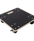 Heavy Duty 2 Pack Wooden Furniture Dollies With Braking Wheels For Moving Couches Pianos Fridges And Washing Machines Up To 1320 Lbs Total Load Capacity Made From Solid Plywood with anti-slip surface and swivel casters.