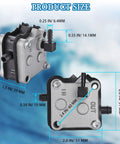 Outboard Fuel Pump Kit For 30-300HP Two-Stroke Marine Engines Replacement Pump 98766-C1 Z789 size dimensions diagram