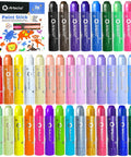Killer Pack Of Butter Smooth Tempera Paint Sticks Serving Up 36 Fresh Washable Shades Like Pastels Neons And Metallics in vibrant colors.