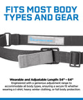 Two Point Adjustable Tac Sling With Quick Adjuster, Made In The USA, Berry Compliant, Invista Cordura Webbing, adjustable length