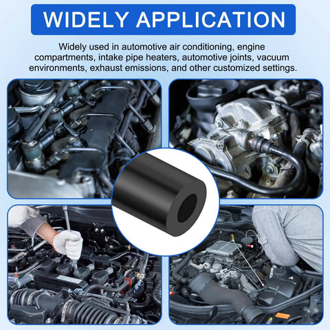 Epic 84 PC Silicone Vacuum Hose Kit With 6.6 Ft Hoses And 80 Connectors For Cars And DIY Auto Projects in engine compartments