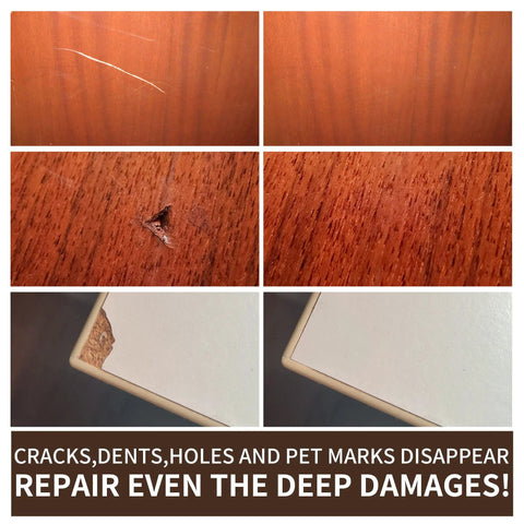 Wood Furniture Repair Kit With 12 Color Wood Filler Pastes For Fixin Scratches And Cracks On Doors Floors Tables And Cabinets repair example
