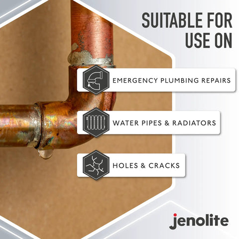 Copper Pipe And Tank Repair Epoxy Putty Stick For Leaks And Hot Water Lines Fast Fix 7 Inch 4 Oz usage demonstration