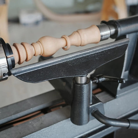 Heavy Duty 12 Inch Tool Rest With 1 Inch Post For Woodturning Lathes Cast Iron Construction With 80mm Post Length 45 Degree Slope
