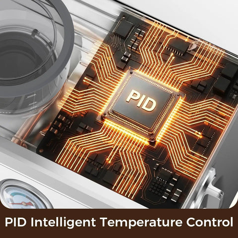 PID intelligent temperature control circuit in a 15 Bar Dual Boiler Espresso Machine for precision brewing.