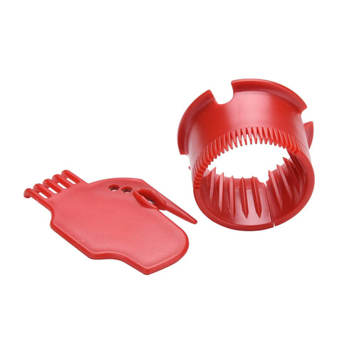Close-up of red cleaning tool for Roomba 600 Series Replacement Parts Kit With Two Roller Brushes Six Filters Three Side Brushes And Cleaning Tool