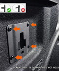 Sixteen Pack Anti Theft Torx Screws Kit For Ford F Series 2015 Through 2023 F150 F250 F350 Raptor installation on panel