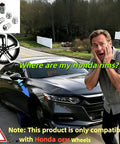 Honda Wheel Lock Kit 6 Piece M12x1.5 Anti Theft Lug Nuts With 2 Keys Ball Seat For All Honda Factory Wheels and car without rims