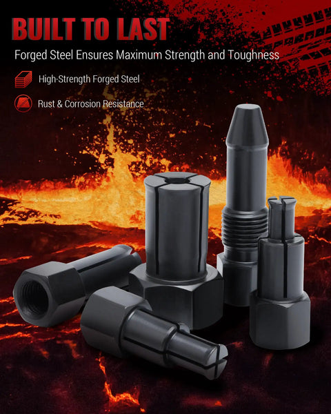 Motorcycle Wheel Bearing Puller Set For Blind Hole Removal 8 To 25 Mm Inner Bearings, forged steel tools view