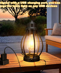 Two Pack Rechargeable Camping Lanterns Battery Operated Hanging Lights For Indoor Outdoor Use USB C Charge With 6 Hour Timer