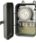 Outdoor 24 Hour Heavy Duty Mechanical Time Switch DPST 208 277V Programmable Timer For HVAC And Lighting Control in NEMA 3R Enclosure