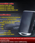 Key Fob Case For Mazda Keyless Entry Shell Replacement Empty Cover Housing Fits CX 5 CX 9 MX 5 Miata WAZSKE13D03 on display