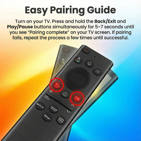 Solar Charging Voice Remote With USB C Rechargeable Battery For Smart TVs 2019 Through 2025 Eco Friendly TV Remote pairing guide