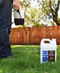 Liquid Sea Kelp And Humic Acid Blend For Grass And Plants That Boosts Your Lawn Game Seaweed Rich Soil Conditioner in use