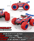 1:18 Scale RC Monster Truck With All Terrain Off Road Grip And Body Lights Headlights And Headlamps, 20kmh Top Speed