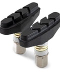 Heavy Duty Bike Brake Pads With Threaded Post For Linear Pull Brakes, Curved Contact Design For Maximum Rim Grip And Smooth Stoppin Power