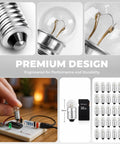 Top Shelf E10 Miniature Light Bulbs Offering Hella Reliable Warm White Glow for Your Home Lab or Flashlight Fixes, shown mounted on a circuit board.