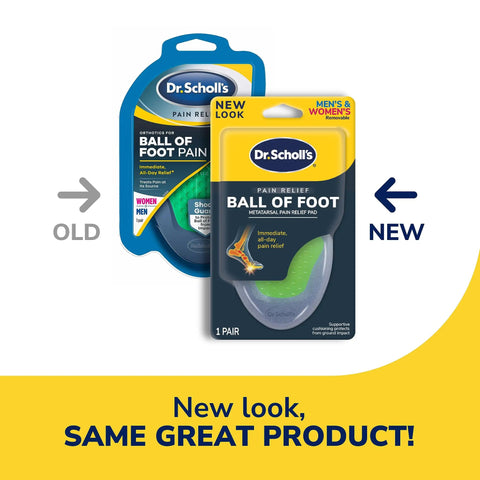 Pain Relief Orthotics For Ball Of Foot Pain Insole Cushioned Support That Eases Metatarsalgia Mortons Neuroma packaging update
